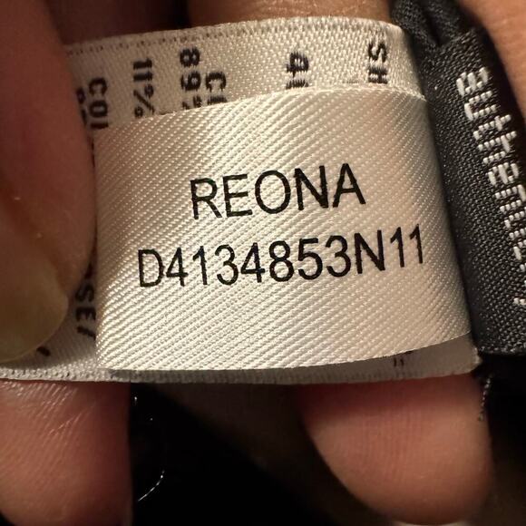 NWT Diane Von Furstenberg Reona Geometric Sheath Dress Size 10 Black Tan - Picture 12 of 12